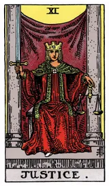Justice Tarot card