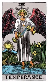 Temperance Tarot card