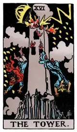 The Tower Tarot card