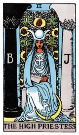The High Priestess Tarot card