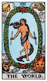 The World Tarot card