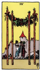 Four of Wands Tarot card