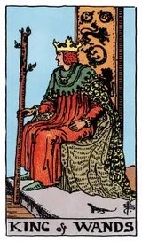 King of Wands Tarot card