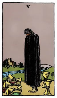 Ý nghĩa lá bài Five of Cups