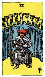Nine of Cups Tarot card