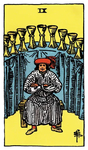 Ý nghĩa lá bài Nine of Cups