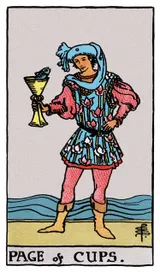 Page of Cups Tarot card