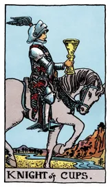 Knight of Cups Tarot card