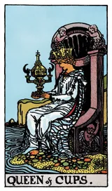 Queen of Cups Tarot card