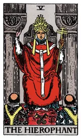 The Hierophant Tarot card