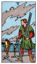 Five of Swords Tarot card