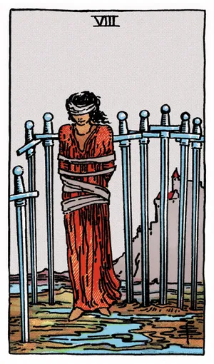 Ý nghĩa lá bài Eight of Swords