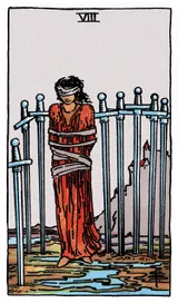 Eight of Swords Tarot card