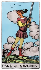 Page of Swords Tarot card