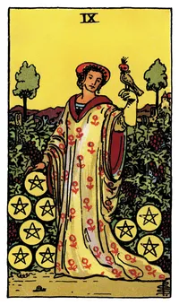 Ý nghĩa lá bài Nine of Pentacles