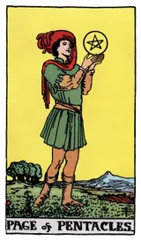 Page of Pentacles Tarot card
