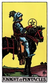 Knight of Pentacles Tarot card
