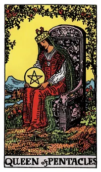 Ý nghĩa lá bài Queen of Pentacles