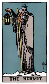 The Hermit Tarot card